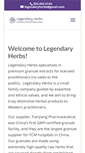 Mobile Screenshot of legendaryherbs.com